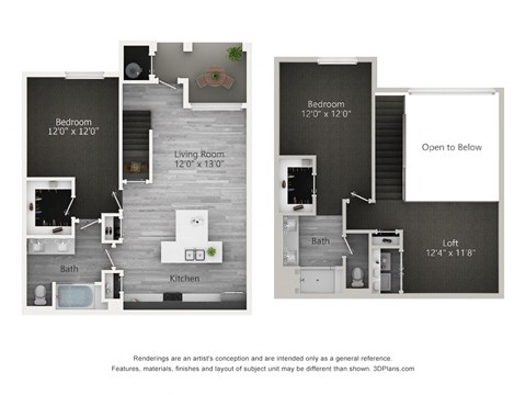 Evo Desert Escape_Loft 2Br 2B_1FL_2FL_2D